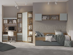 ЧЕЛСИ Color Антресоль (Мята/Дуб крафт) в Покачах - pokachi.ok-mebel.com | фото 2