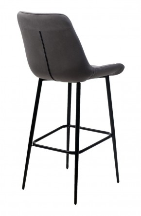 Барный стул ХОФМАН, цвет H-14 Серый, велюр / черный каркас М-City в Покачах - pokachi.ok-mebel.com | фото 4