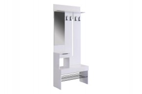 БАСКО Прихожая К10 (белое дерево) в Покачах - pokachi.ok-mebel.com | фото 2