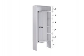 БАСКО Прихожая К10 (графит) в Покачах - pokachi.ok-mebel.com | фото 6