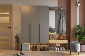 БАСКО Прихожая К11 (графит) в Покачах - pokachi.ok-mebel.com | фото