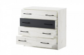 БЕАТРИС Комод К800 (дуб крафт белый/антрацит) в Покачах - pokachi.ok-mebel.com | фото 3