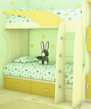 Кровать 2-ярусная Бэби 2 в Покачах - pokachi.ok-mebel.com | фото 3