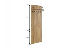 БОДРУМ Прихожая (модульная) дуб крафт золотой в Покачах - pokachi.ok-mebel.com | фото 2