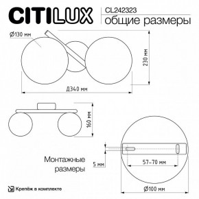 Бра Citilux Ronny CL242323 в Покачах - pokachi.ok-mebel.com | фото 9