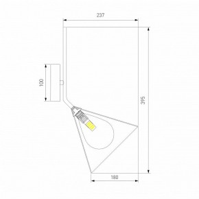 Бра Eurosvet Enigma 70161/1 черный в Покачах - pokachi.ok-mebel.com | фото 6