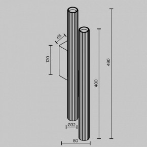 Бра Maytoni Calipso C082WL-24W2.7K-B в Покачах - pokachi.ok-mebel.com | фото 5