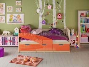 ДЕЛЬФИН Кровать 1600 (Оранжевый металлик) в Покачах - pokachi.ok-mebel.com | фото