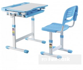 Комплект парта + стул трансформеры Cantare Blue в Покачах - pokachi.ok-mebel.com | фото 2