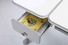Парта-трансформер Amare II Grey с надстройкой и выдвижным ящиком в Покачах - pokachi.ok-mebel.com | фото 4