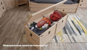 Детская Система Валенсия Сундук Дуб сонома в Покачах - pokachi.ok-mebel.com | фото 3