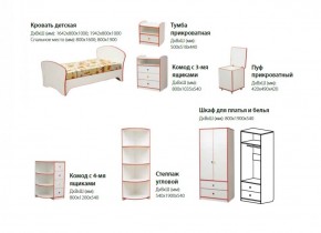 Набор мебели для детской Юниор-10 (с кроватью 800*1600) ЛДСП в Покачах - pokachi.ok-mebel.com | фото 2