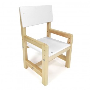 Детский растущий комплект стол и стул  Я САМ "Лофт" (Белый, Сосна) в Покачах - pokachi.ok-mebel.com | фото 5