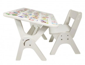 Детский растущий стол-парта и стул Я САМ "Умка" (Алфавит) в Покачах - pokachi.ok-mebel.com | фото 3