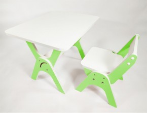 Детский растущий стол-парта и стул Я САМ "Умка" (Зеленый) в Покачах - pokachi.ok-mebel.com | фото