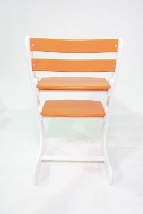 Детский растущий стул Конёк Горбунёк Комфорт ( Бело-оранжевый) в Покачах - pokachi.ok-mebel.com | фото 5