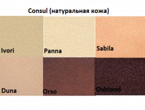 Диван двухместный Алекто Consul натуральная кожа в Покачах - pokachi.ok-mebel.com | фото 5