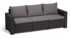 Диван Калифорния 3-х местный (California 3 Sofa), графит в Покачах - pokachi.ok-mebel.com | фото 2