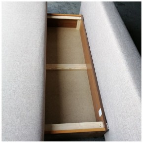 Диван-кровать Комфорт без подлокотников BALTIC AZURE (2 подушки) в Покачах - pokachi.ok-mebel.com | фото 6