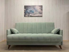 Диван Престиж-3 (НПБ) велюр Sensey mist green в Покачах - pokachi.ok-mebel.com | фото