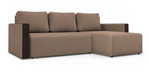 Диван угловой Алиса 3 Bahama BEIGE - Teos Dark Brown в Покачах - pokachi.ok-mebel.com | фото