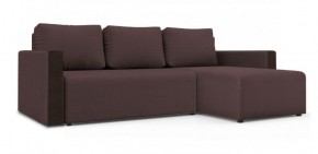 Диван угловой Алиса 3 Vital JAVA - Teos Dark Brown в Покачах - pokachi.ok-mebel.com | фото