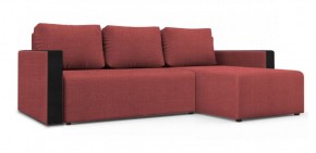 Диван угловой Алиса 3 Vital PEACH - Teos Black в Покачах - pokachi.ok-mebel.com | фото