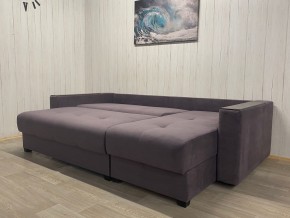 Диван угловой Комфорт-3 (НПБ+МДФ) велюр Monaco 8 в Покачах - pokachi.ok-mebel.com | фото 3