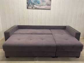 Диван угловой Комфорт-3 (НПБ+МДФ) велюр Monaco 8 в Покачах - pokachi.ok-mebel.com | фото 4