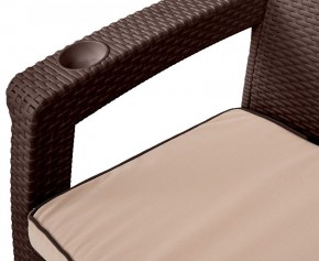 Диван Yalta Premium Sofa 2 Set (Ялта) шоколадный (+подушки под спину) в Покачах - pokachi.ok-mebel.com | фото 3