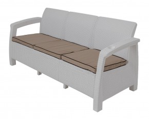 Диван Yalta Premium Sofa 3 Set (Ялта) белый (+подушки под спину) в Покачах - pokachi.ok-mebel.com | фото 1