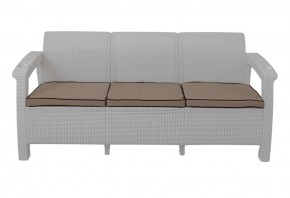 Диван Yalta Premium Sofa 3 Set (Ялта) белый (+подушки под спину) в Покачах - pokachi.ok-mebel.com | фото 2
