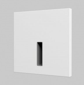 DK1030-WH Светильник встраиваемый в стену, IP 20, LED 3000K, 3 Вт, белый, алюминий в Покачах - pokachi.ok-mebel.com | фото