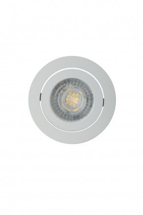 DK2017-WH Встраиваемый светильник, IP 20, 50 Вт, GU10, белый, алюминий в Покачах - pokachi.ok-mebel.com | фото