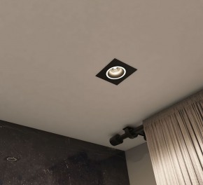 DK2061-BK Встраиваемый светильник IP 20, до 15 Вт, GU10, LED, черный, алюминий в Покачах - pokachi.ok-mebel.com | фото 4