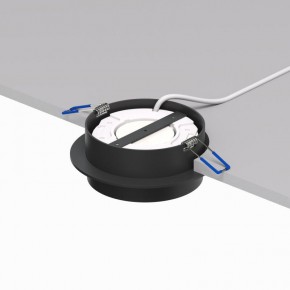 DK2090-BK Встраиваемый светильник FLAT, IP 20, до 15 Вт, GX53, LED, черный, алюминий в Покачах - pokachi.ok-mebel.com | фото 4