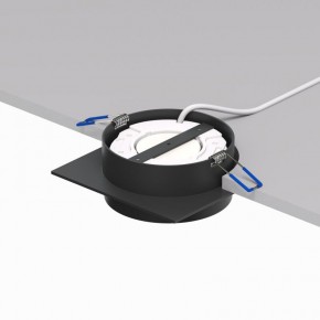 DK2091-BK Встраиваемый светильник FLAT, IP 20, до 15 Вт, GX53, LED, черный, алюминий в Покачах - pokachi.ok-mebel.com | фото 4