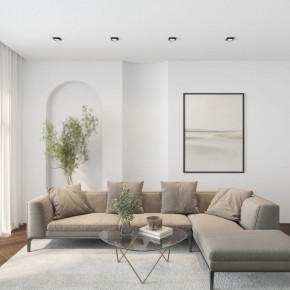 DK2091-BK Встраиваемый светильник FLAT, IP 20, до 15 Вт, GX53, LED, черный, алюминий в Покачах - pokachi.ok-mebel.com | фото 5