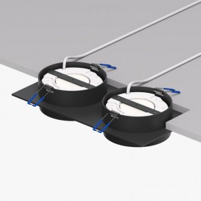 DK2092-BK Встраиваемый светильник FLAT, IP 20, до 15 Вт, GX53, LED, черный, алюминий в Покачах - pokachi.ok-mebel.com | фото 2