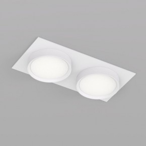 DK2092-WH Встраиваемый светильник FLAT, IP 20, до 15 Вт, GX53, LED, белый, алюминий в Покачах - pokachi.ok-mebel.com | фото 2