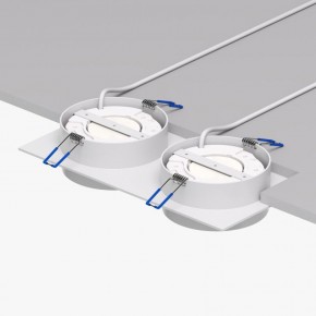 DK2092-WH Встраиваемый светильник FLAT, IP 20, до 15 Вт, GX53, LED, белый, алюминий в Покачах - pokachi.ok-mebel.com | фото 4