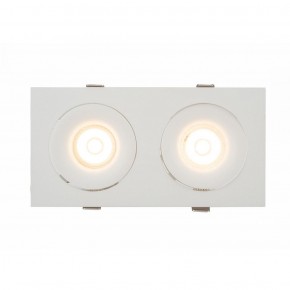 DK2122-WH Встраиваемый светильник, IP 20, 50 Вт, GU10, белый, алюминий в Покачах - pokachi.ok-mebel.com | фото