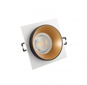 DK2402-GD Встраиваемый светильник, IP 20, 50 Вт, GU10, черный/золотой, алюминий в Покачах - pokachi.ok-mebel.com | фото