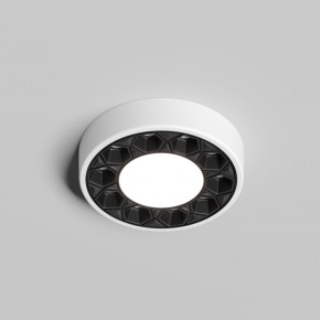 DK2440-WB Встраиваемый светильник DUAL 5+5 Вт, LED 4000K, IP 20, d90mm, белый/черный, алюминий/акрил в Покачах - pokachi.ok-mebel.com | фото 2