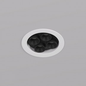 DK2510-WB Встраиваемый светильник SPACE со светодиодом d65 220V 8W 38° 4000К IP20 белый/черный алюминий в Покачах - pokachi.ok-mebel.com | фото 2