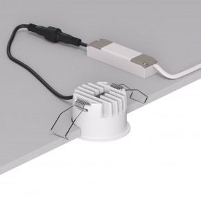DK2510-WB Встраиваемый светильник SPACE со светодиодом d65 220V 8W 38° 4000К IP20 белый/черный алюминий в Покачах - pokachi.ok-mebel.com | фото 3
