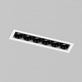 DK2514-WB Встраиваемый светильник SPACE со светодиодом L126mm 220V 10W 38° 4000К IP20 белый/черный алюминий в Покачах - pokachi.ok-mebel.com | фото 2