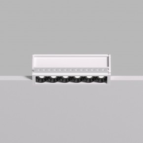 DK2531-WB Встраиваемый светильник SPACE со светодиодом под шпатлевку L126mm 220V 10W 38° 4000К IP20 белый/черный алюминий в Покачах - pokachi.ok-mebel.com | фото 3