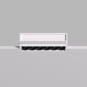 DK2531-WB Встраиваемый светильник SPACE со светодиодом под шпатлевку L126mm 220V 10W 38° 4000К IP20 белый/черный алюминий в Покачах - pokachi.ok-mebel.com | фото 4