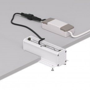 DK2531-WB Встраиваемый светильник SPACE со светодиодом под шпатлевку L126mm 220V 10W 38° 4000К IP20 белый/черный алюминий в Покачах - pokachi.ok-mebel.com | фото 5